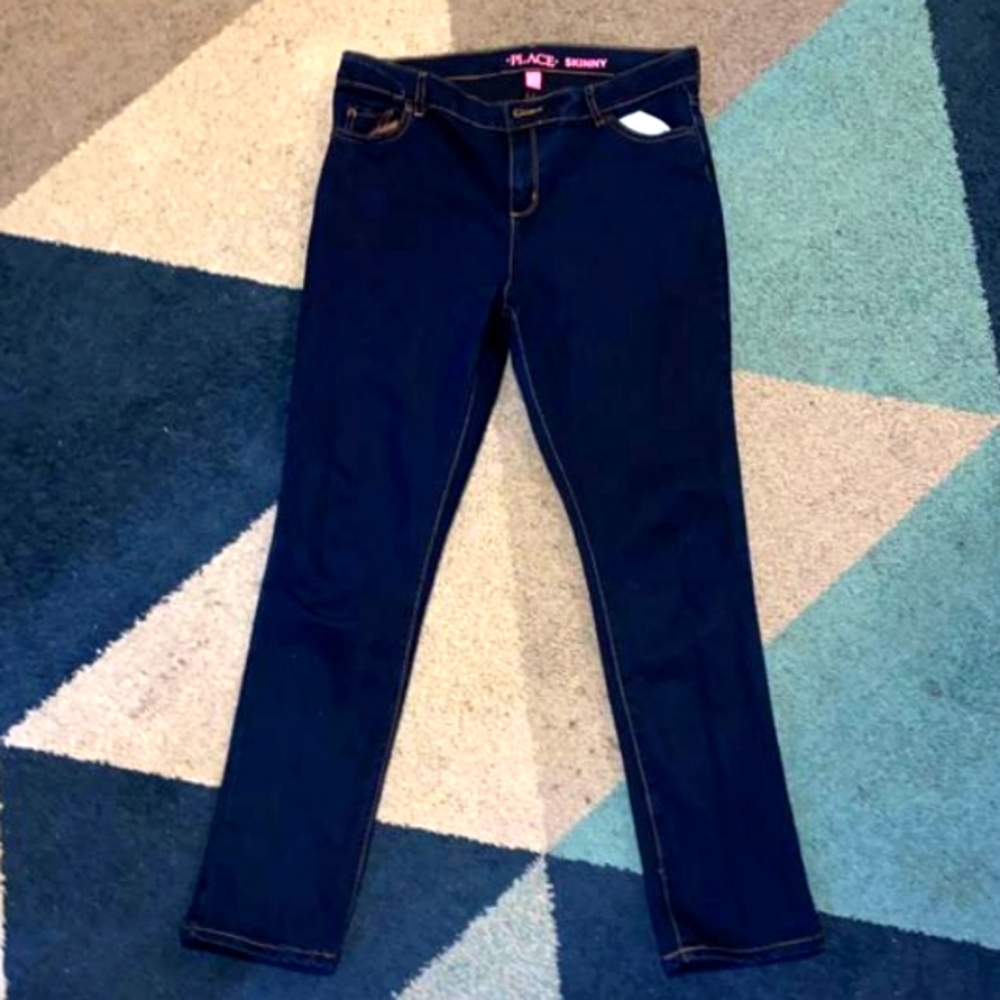 Low Rise Navy Jeans